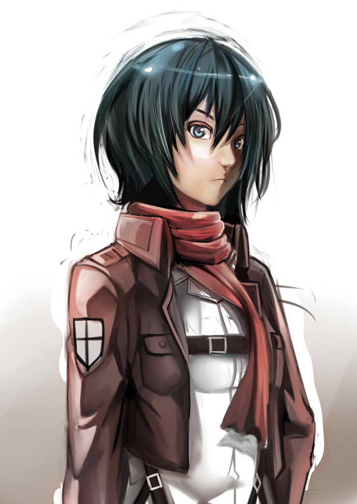 Ảnh Mikasa Ackerman chibi