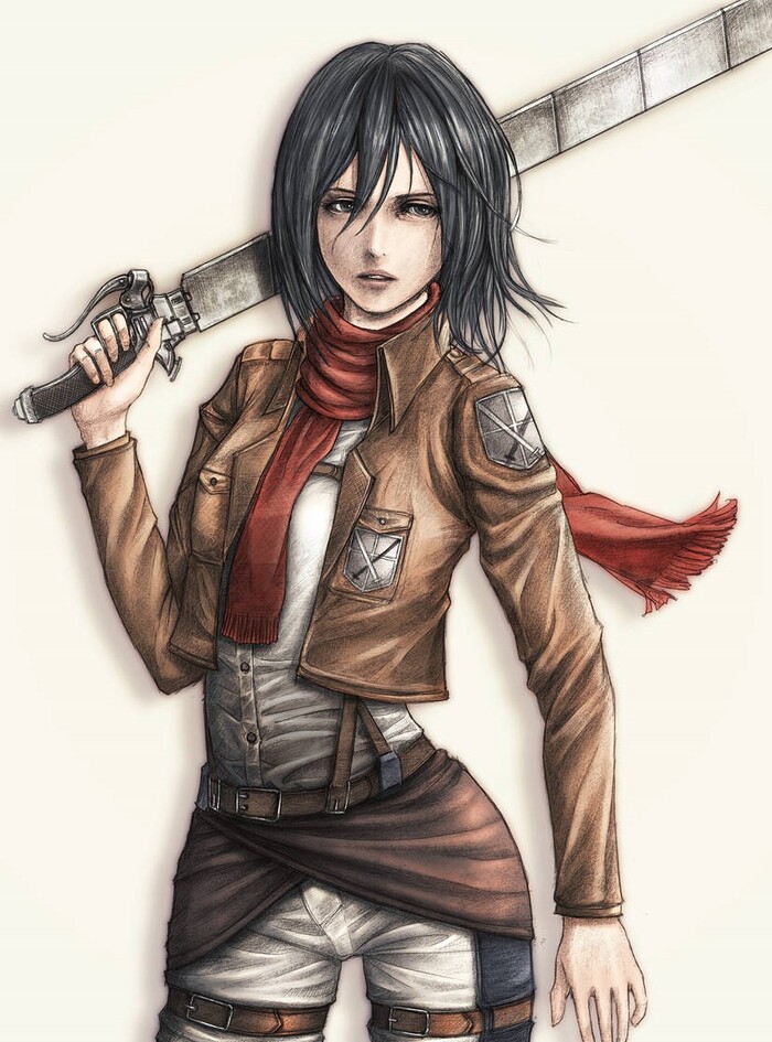 Ảnh Mikasa Ackerman ngầu