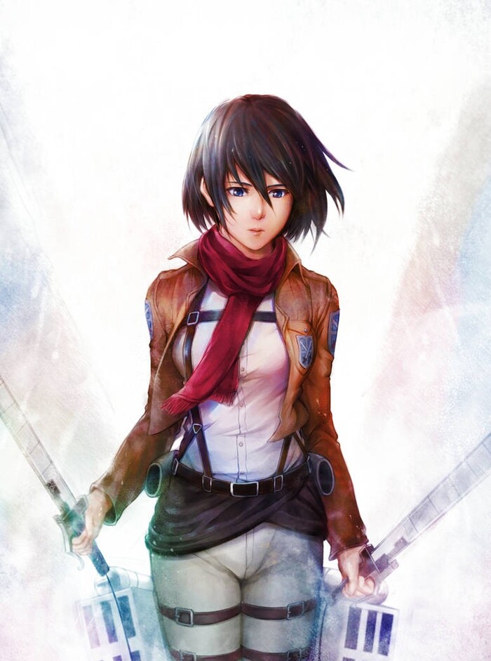 Ảnh Mikasa Ackerman suy