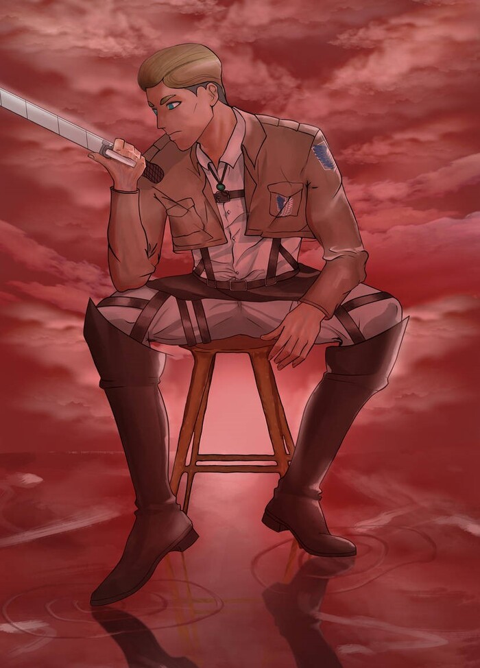 ảnh erwin smith ngầu