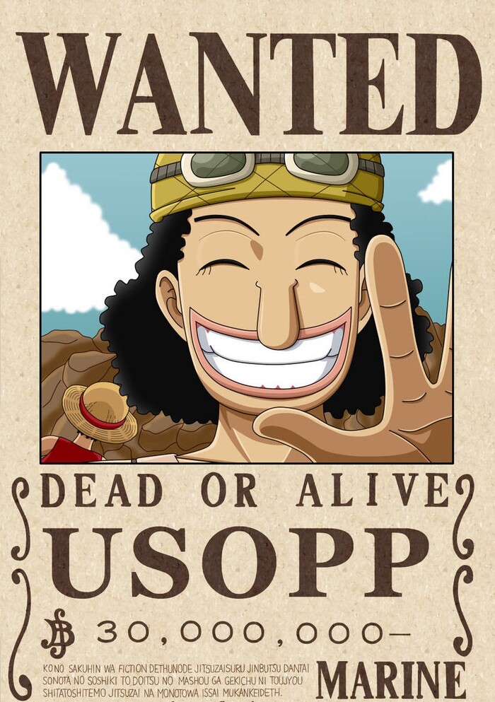 ảnh usopp truy nã