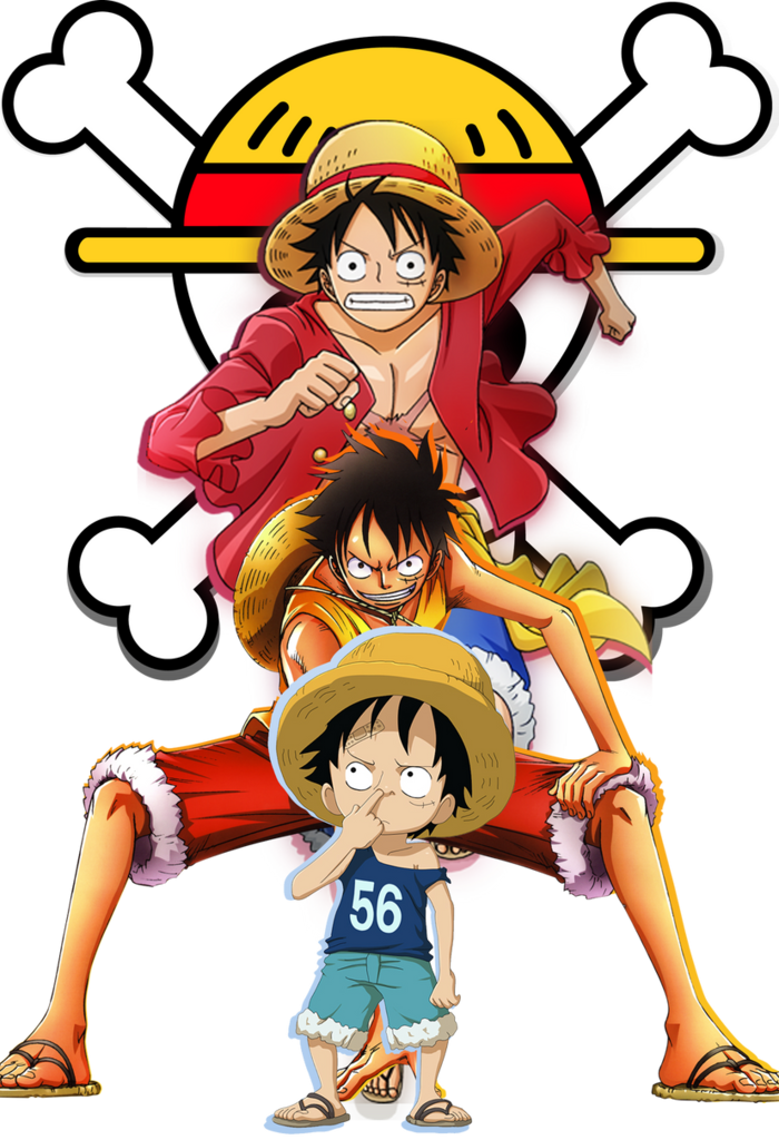 avatar luffy chibi