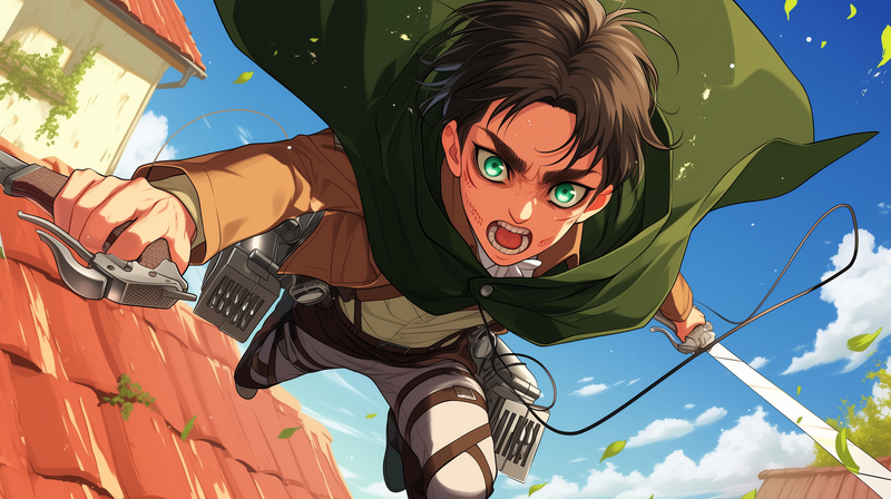 eren yeager vs female titan