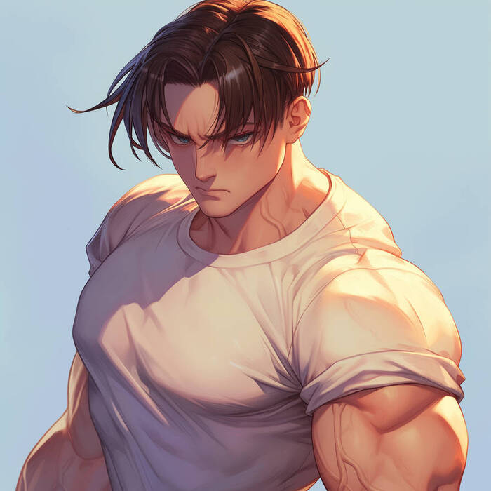 levi ackerman cơ bắp