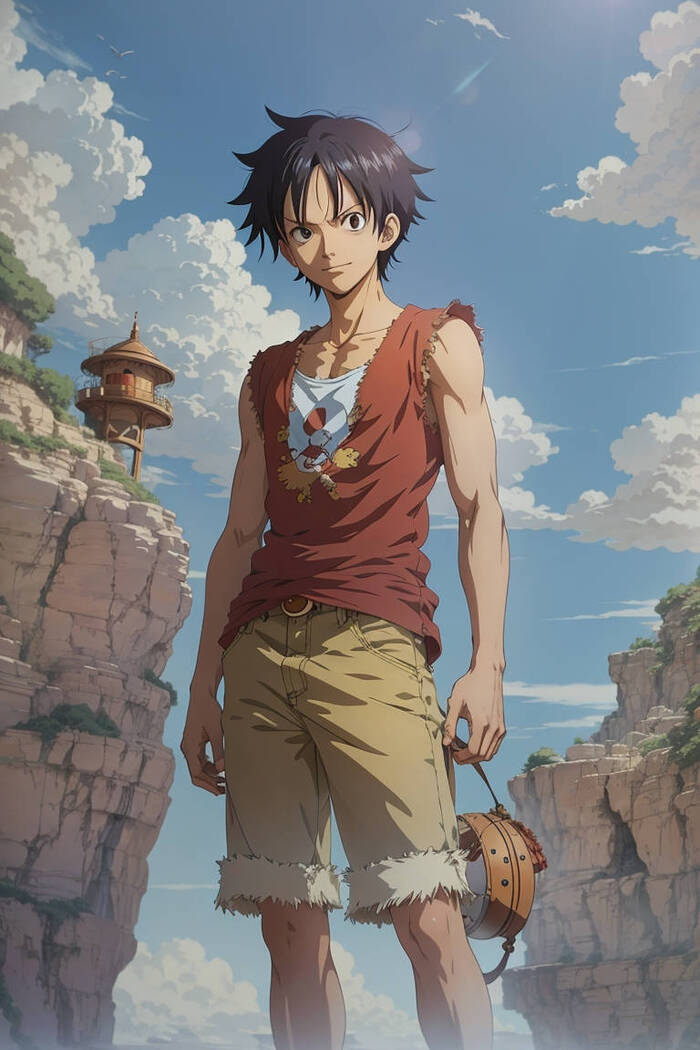 luffy đẹp trai