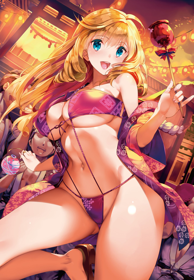 Gái anime mặc bikini vú bự damdang