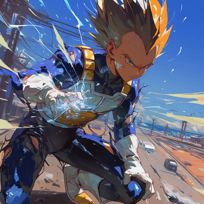 Hình nền Vegeta 4k