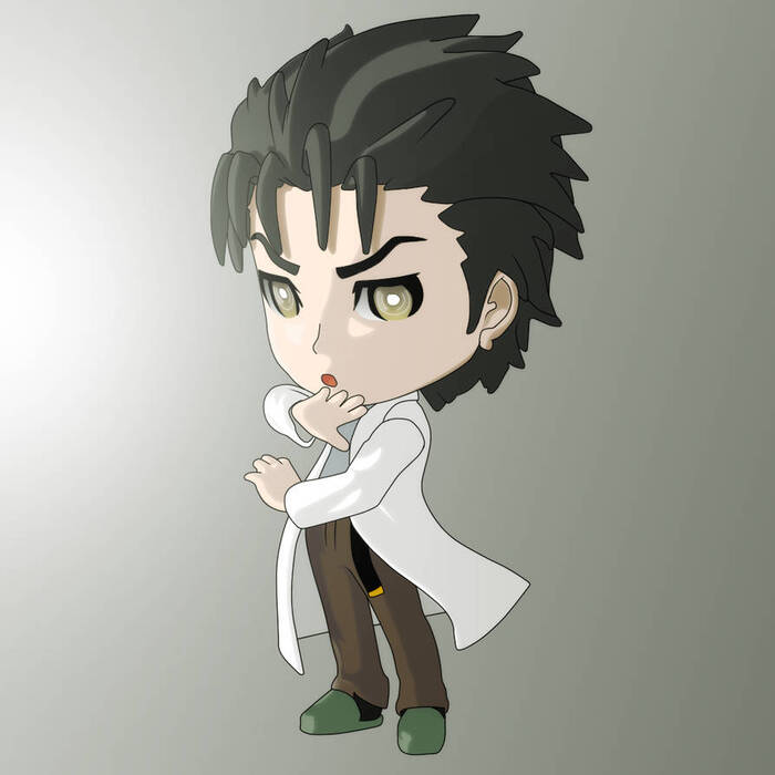 Okabe chibi cute