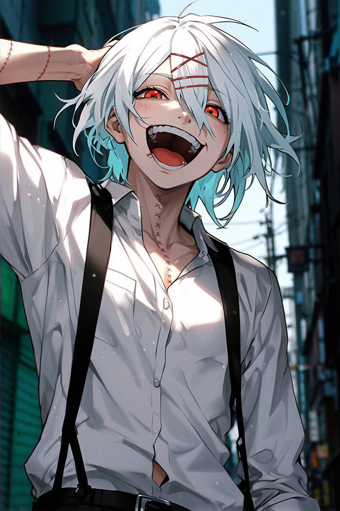 ảnh Juuzou Suzuya cười