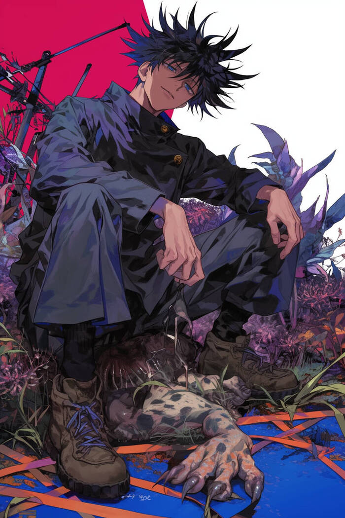 ảnh Megumi Fushiguro lãnh địa