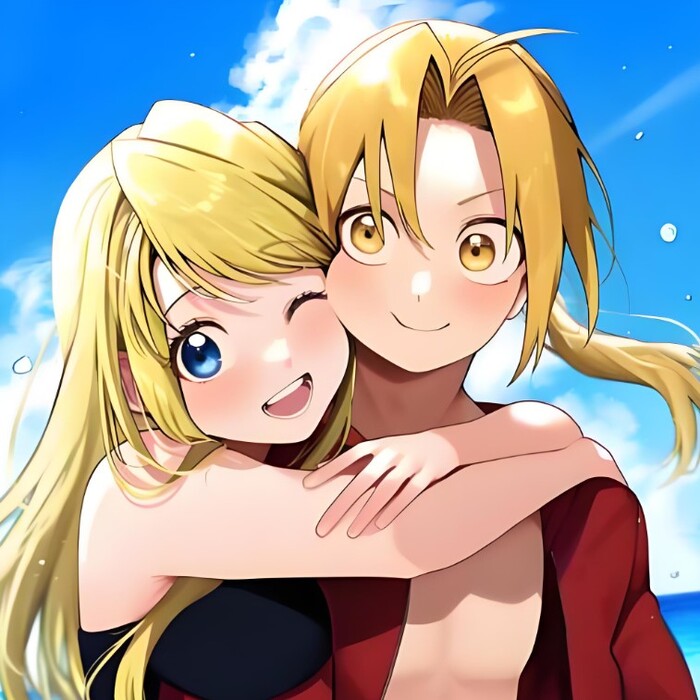 ảnh Winry Rockbell cười đẹp