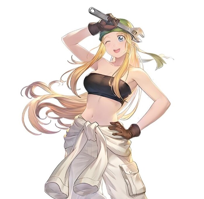 ảnh Winry Rockbell đáng yêu