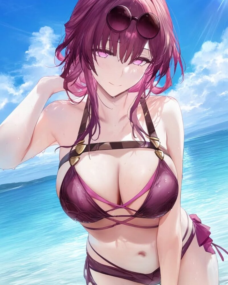 ảnh anime ngực khùng ngập mặt