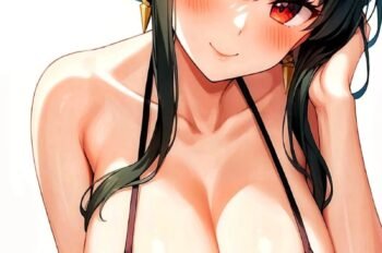Khá nóng với bộ ảnh anime bikini khoe trọn vòng 1 căng đét