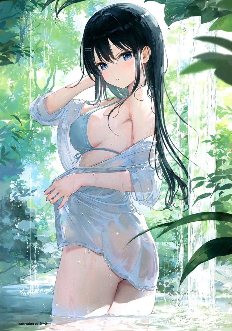 ngực to hở vú anime 