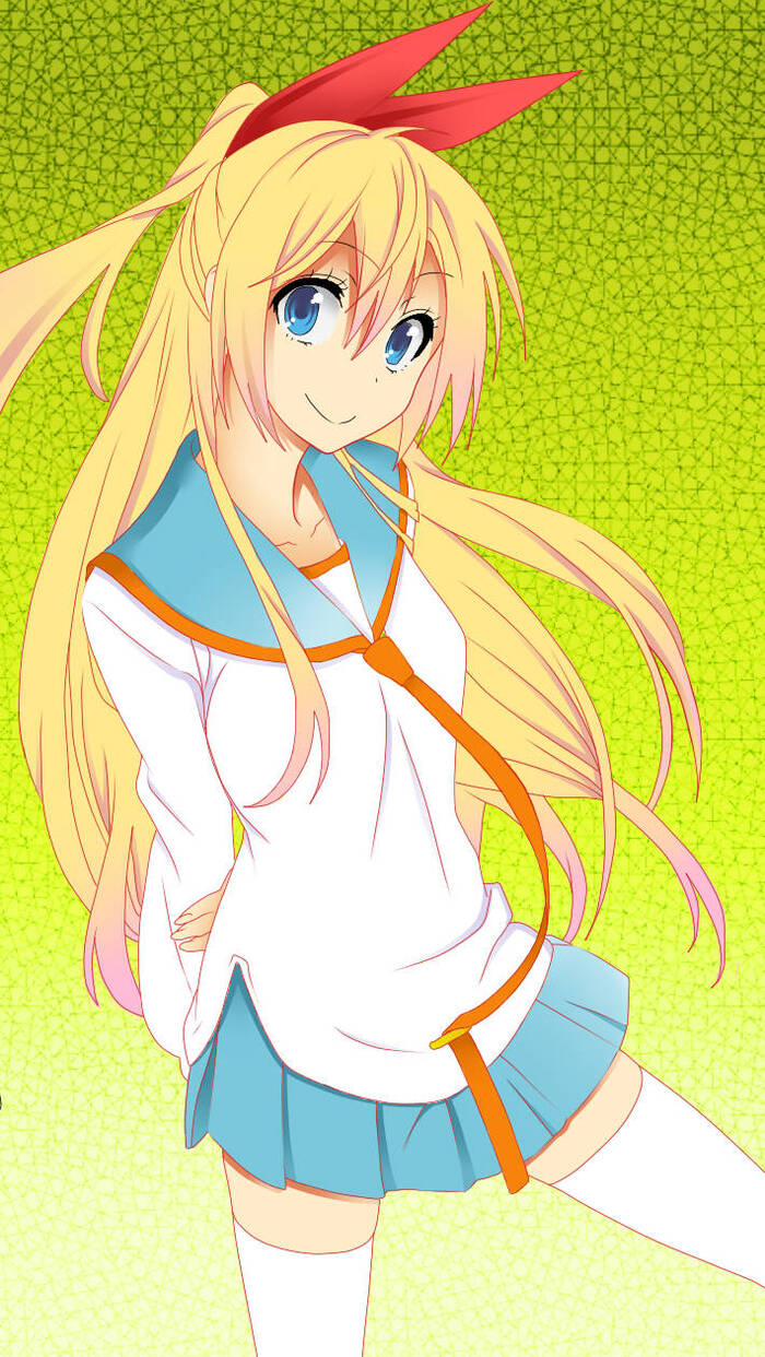 ảnh chitoge kirisaki cute dễ thương