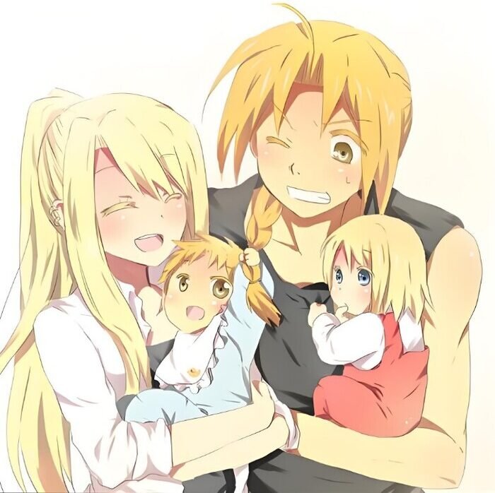 ảnh gia đình Winry Rockbell