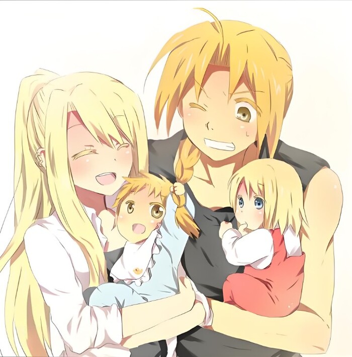 ảnh gia đình Winry Rockbell