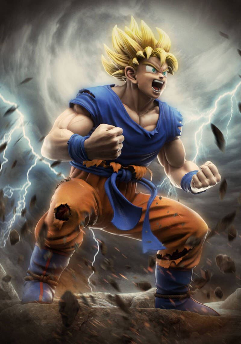 ảnh goku 4k