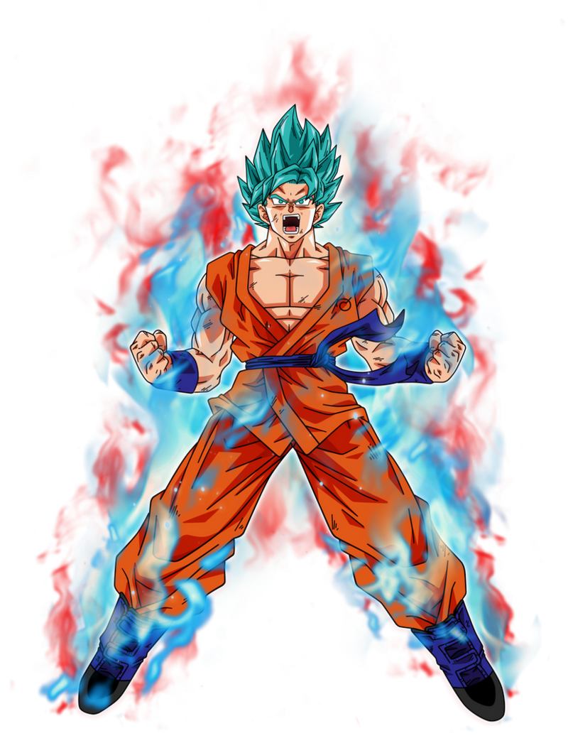 ảnh goku tóc xanh