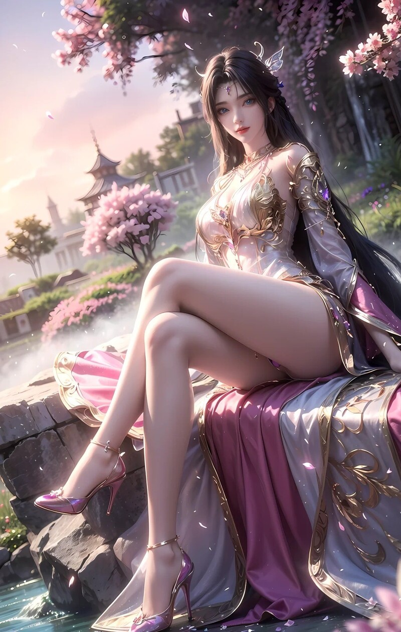 anime nữ chân dài
