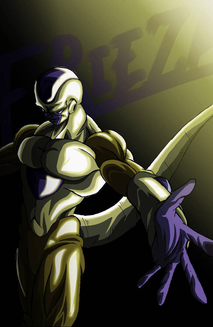 black frieza drawing