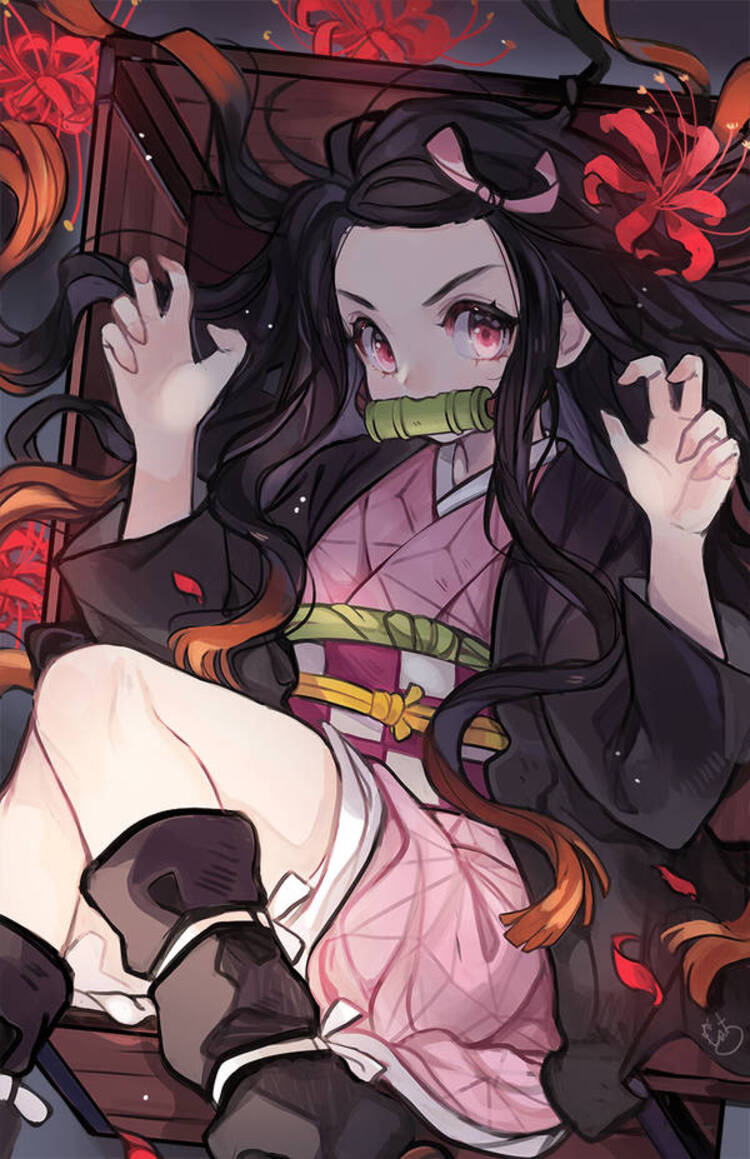 demon slayer human nezuko au