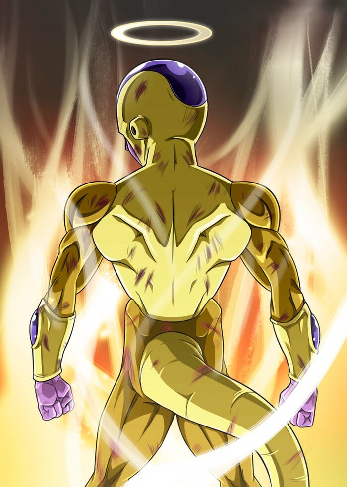 frieza quay lưng