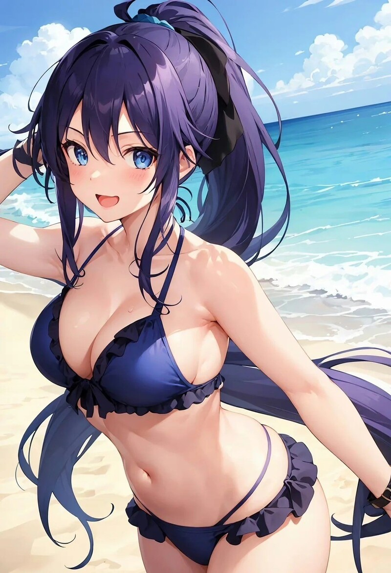 gái anime mặc bikini nóng