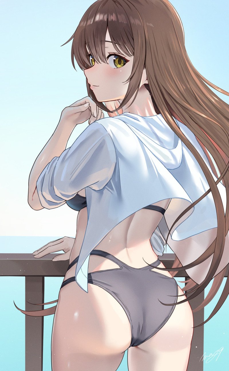 gái anime mông to