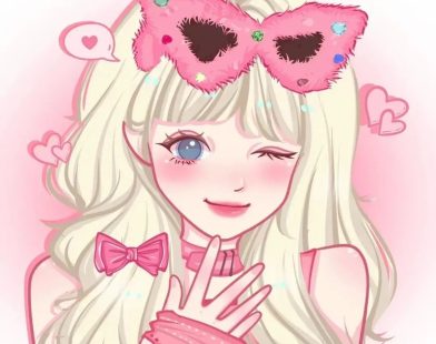 BST 888+ ảnh anime nữ cute dễ thương làm avatar, hình nền