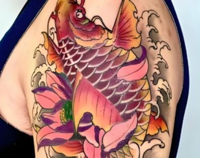 Tuyển tập những hình xăm cá chép hóa rồng siêu đẹp