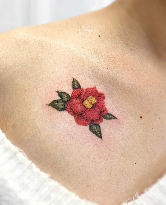 hình xăm bông hoa nhỏ đẹp