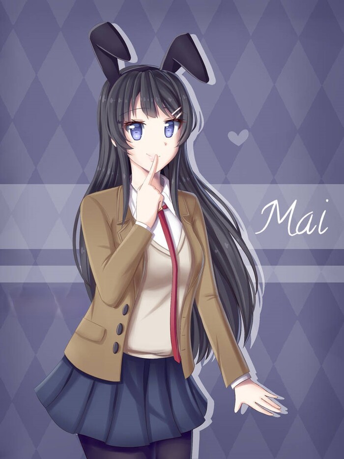 vẽ Mai Sakurajima