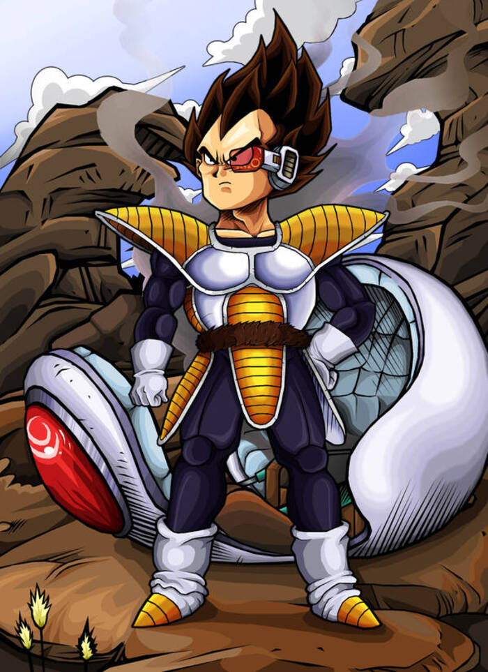 vegeta young