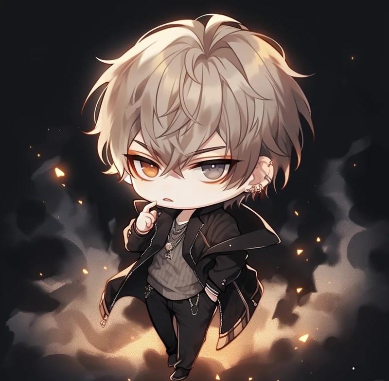 ảnh chibi nam ngầu