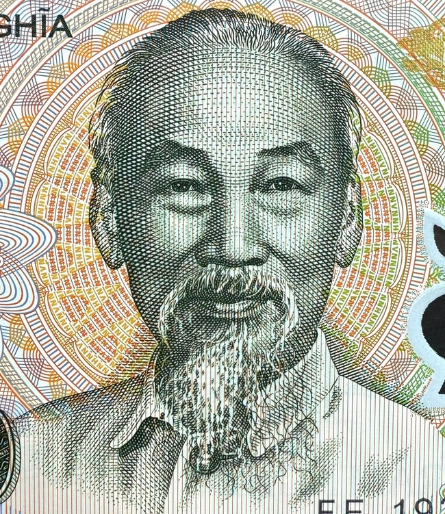 ảnh tiền bác hồ