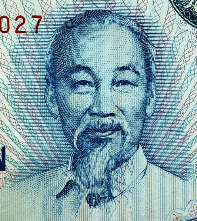 ảnh tiền có mặt bác hồ