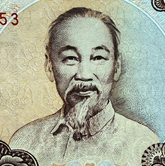 tờ tiền có ảnh bác hồ