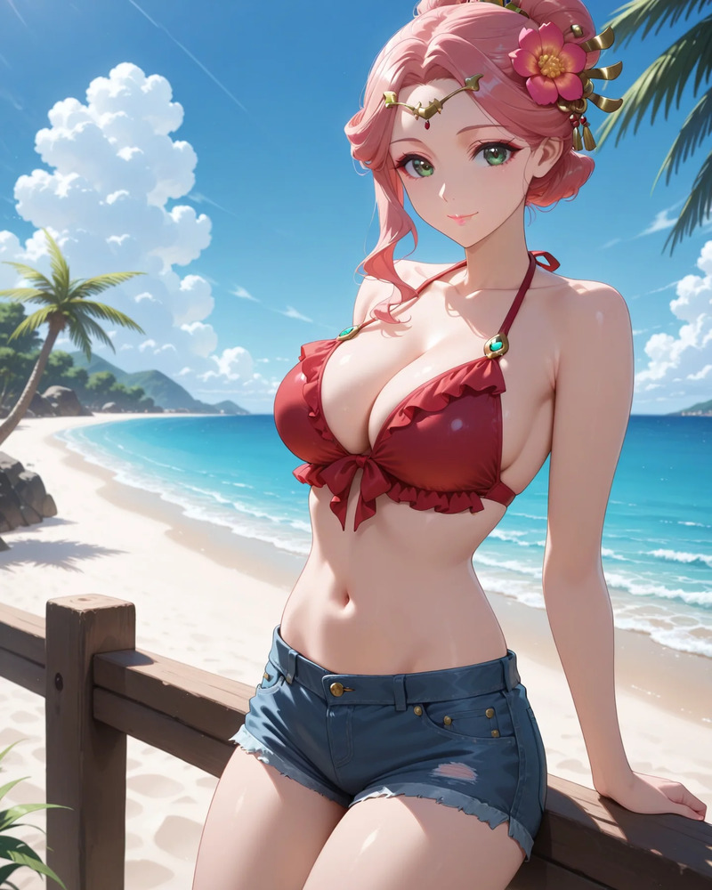 ảnh anime mặc bikini