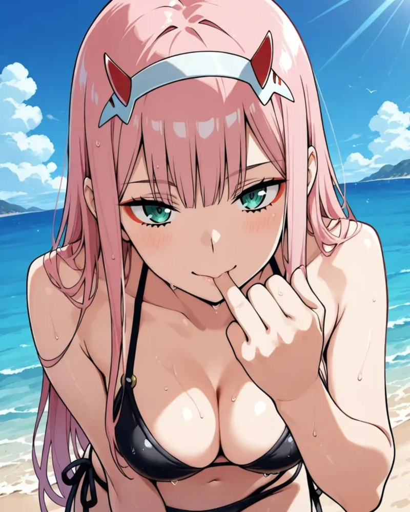 ảnh anime makima mặc bikini