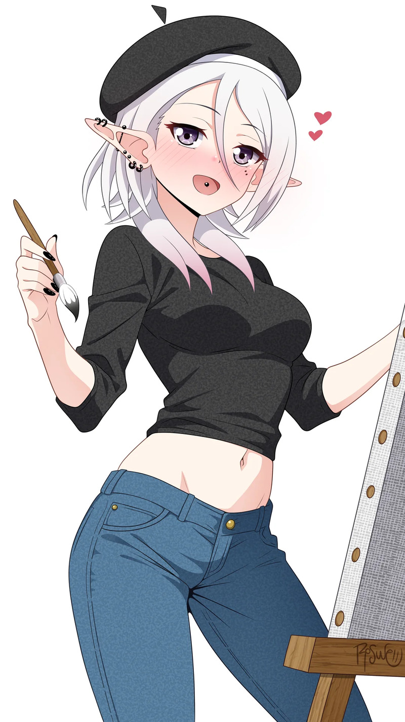 ảnh anime nữ quyến rũ nét căng