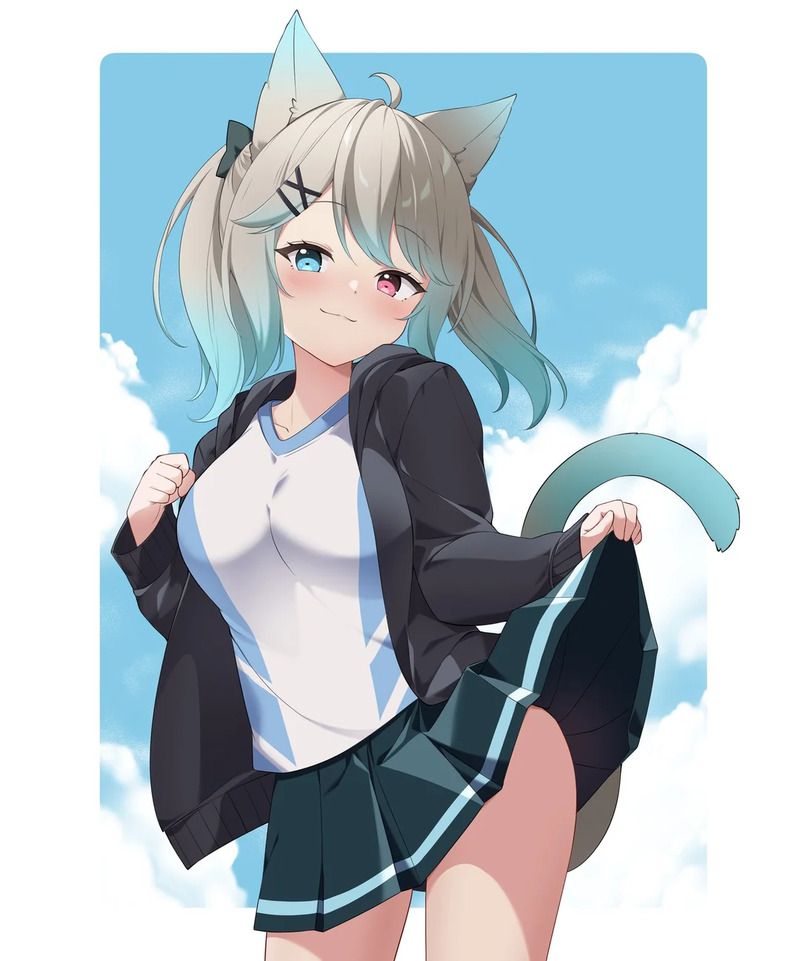 ảnh anime nữ quyến rũ show mông