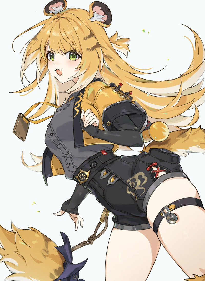 ảnh anime nữ quyến rũ tóc vàng