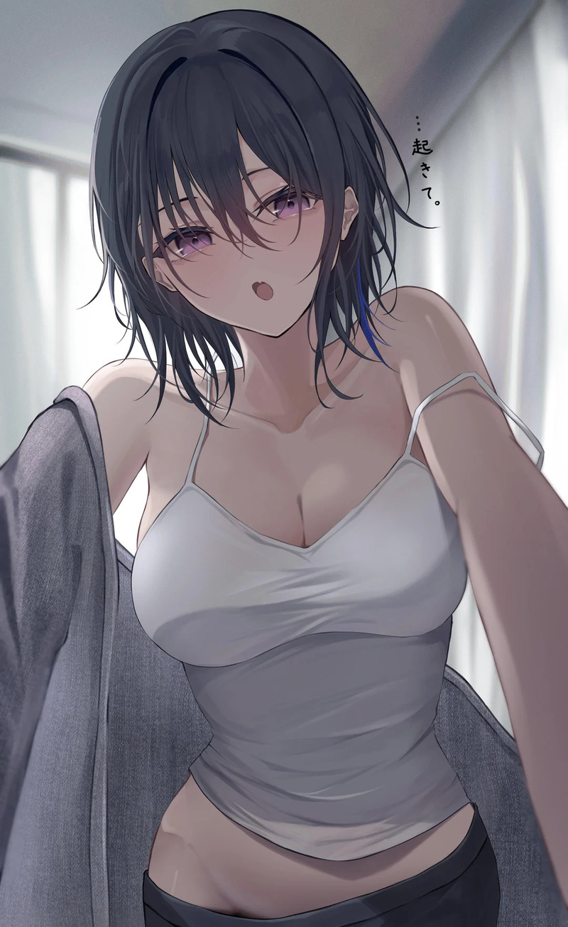 ảnh anime nữ quyến rũ vú căng