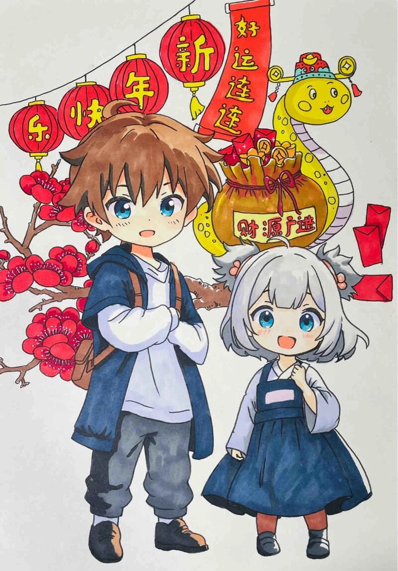 ảnh chibi vẽ