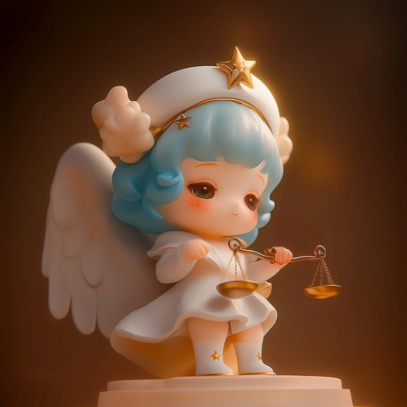 ảnh cung thiên bình chibi 3d đẹp