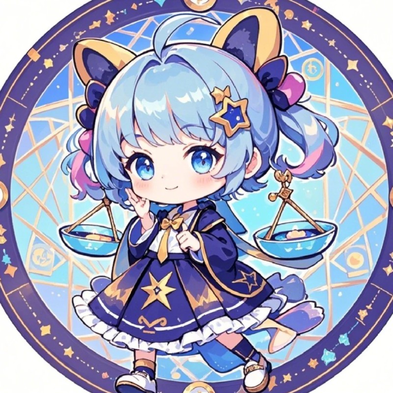 ảnh cung thiên bình chibi cực đẹp