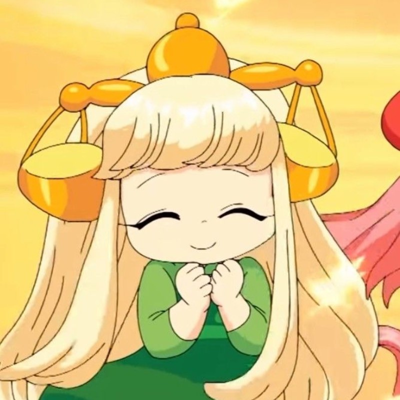 ảnh cung thiên bình chibi đáng yêu