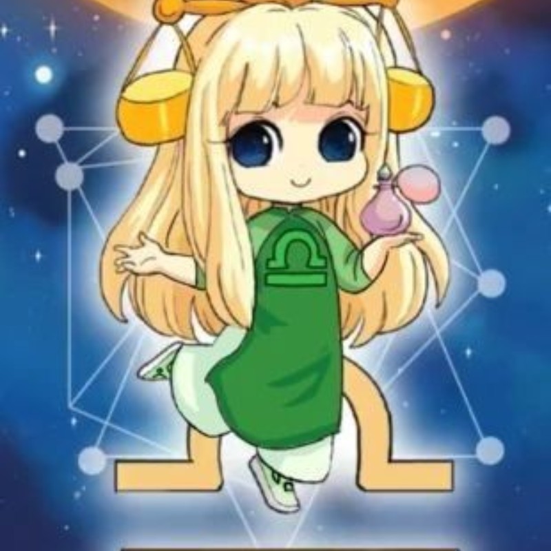 ảnh cung thiên bình chibi siêu đáng yê